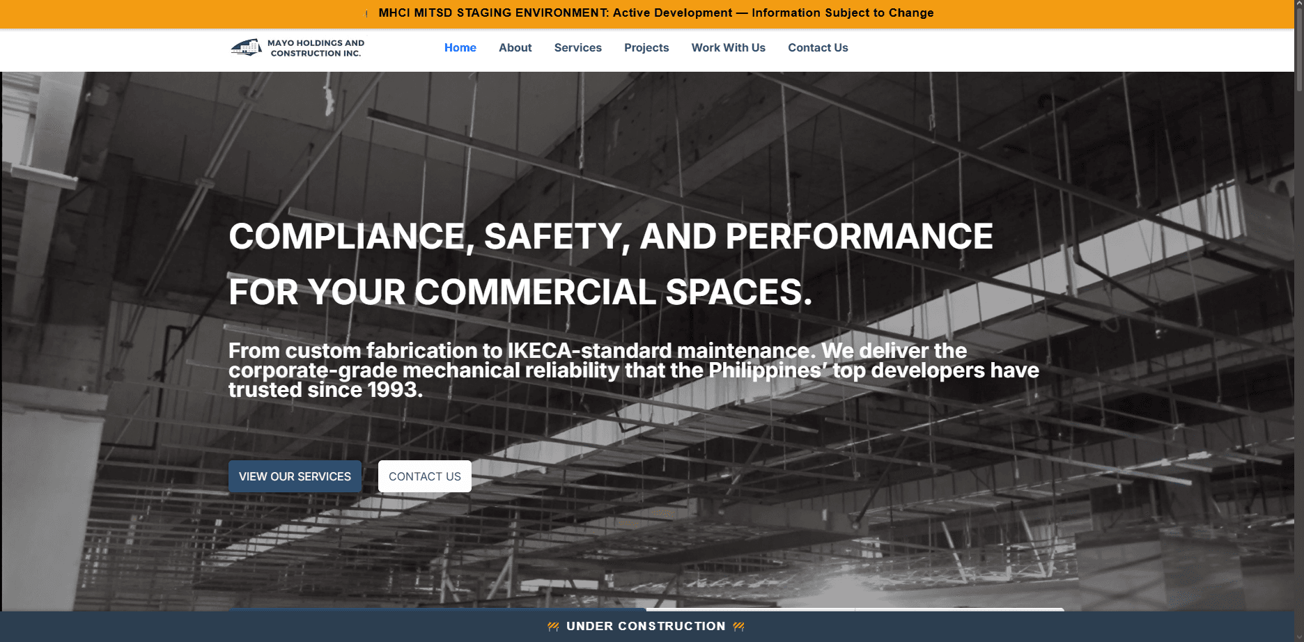 MaYo Holdings and Construction, Inc. Corporate Website