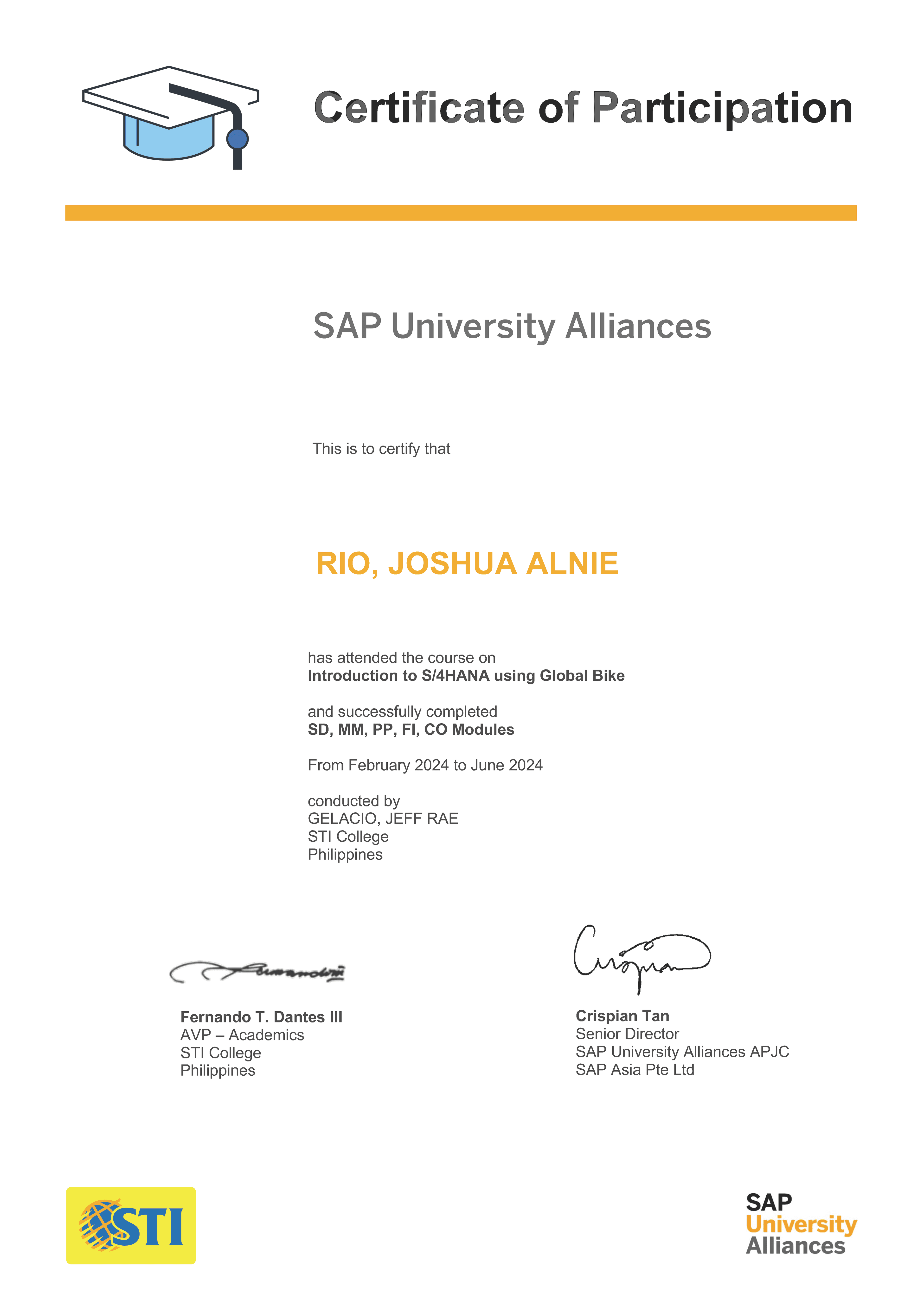 Introduction to S/4HANA using Global Bike