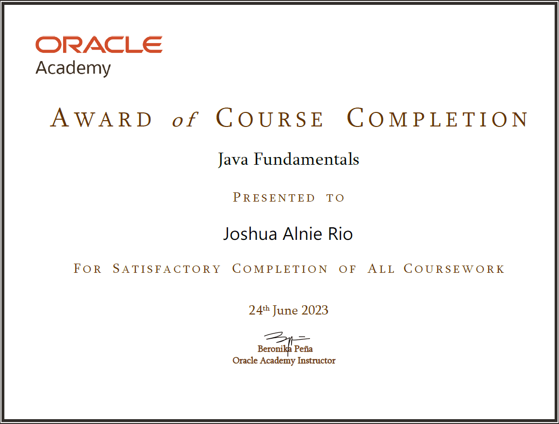 Java Fundamentals